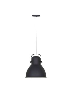 Lámpara de techo, colgante, e27, negra, ø320 x 1870 mm