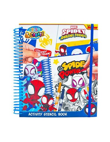 Libro dibujo y actividades spiderman