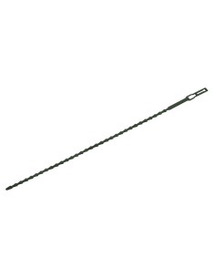 Ataduras reutilizables y ajustables, color verde,33,5 cm, blíster 12 uds