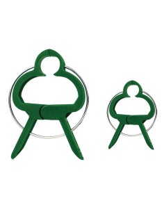 Pinzas para entutorar, dos tamaños, blíster 20 uds