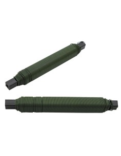 Alambre metálico plastificado verde, ø0,7 mm x 40 m, blíster 2 uds