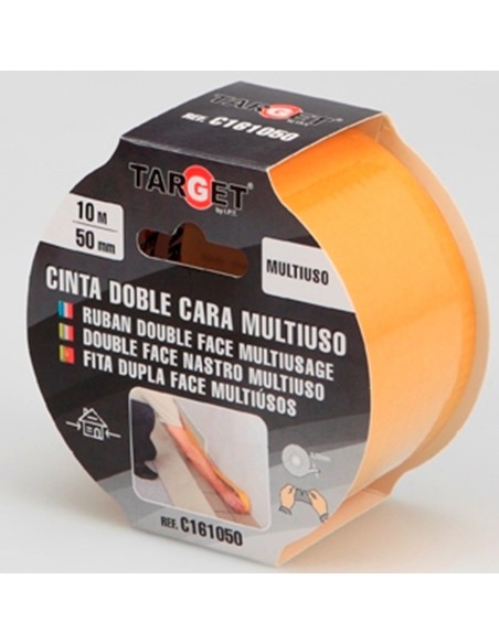 CINTA ADH 50MM 10MT D-CARA TARGET MULTIUSO C161050