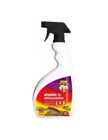 Insecticida anticucarachas atomic lu, fin, 750 ml