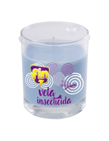 Vela insecticida fin vaso cristal, 125 g