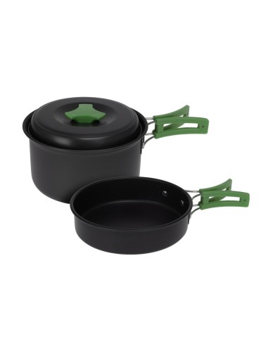 Cacerolas de aluminio anodizado ø14 x 7 cm / ø15 x 4 cm