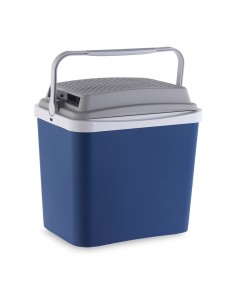 Nevera de camping termoeléctrica 12 v, 24 l, color azul, 40 x 39,5 x 41 cm