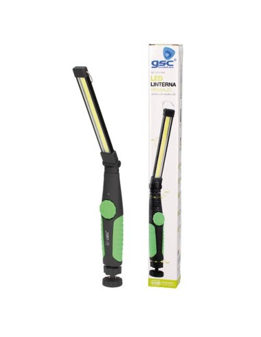 Linterna de trabajo LED recargable USB plegable 300Lm