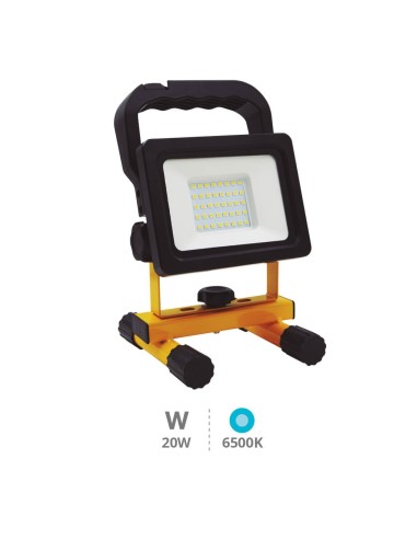 Proyector LED Battali con batería 20W 6500K IP54