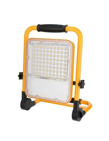 Proyector LED Sampaya con batería 30W 6500K luz emergencia salida USB