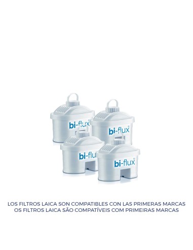 Kit 3 + 1 filtros laica biflux f4m2b28t150 f4s/it