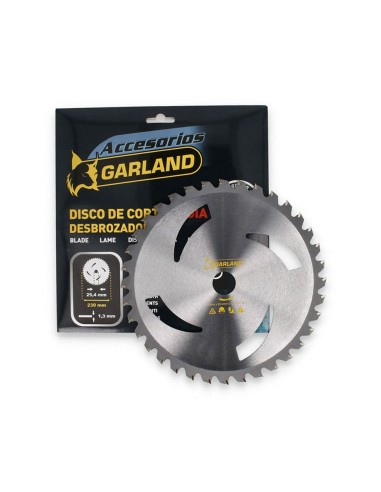 Disco de corte para desbrozadora, 36 dientes, ø230 x 1,3 x 25,4 mm