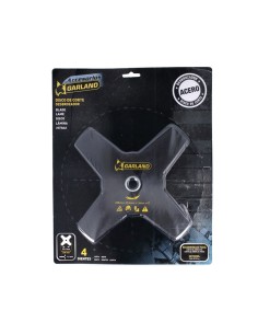 Disco de corte para desbrozadora, 4 dientes, ø230 x 1,4 x 25,4 mm