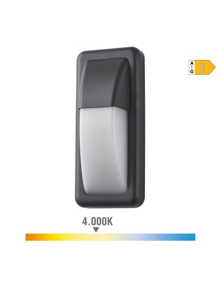 Aplique led rectangular vertical 6w 200 lm 4000k luz dia ip65