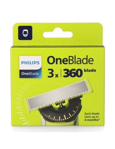 Cuchillas flexibles de repuesto para afeitadora on blade, 3 uds