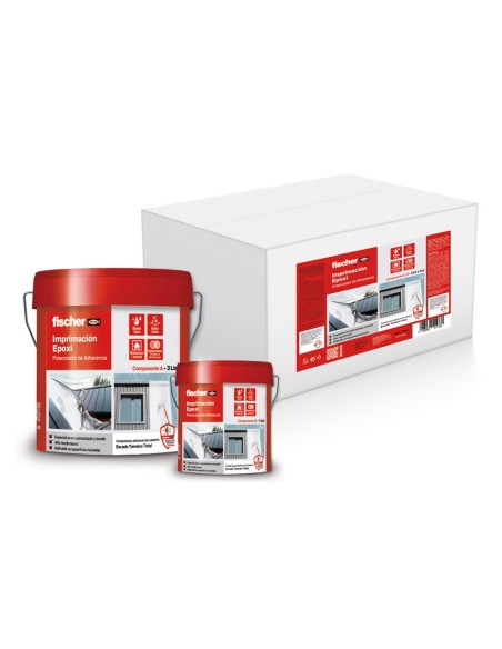 Imprimación bicomponente blanco de resina epoxi 3 l + endurecedor 1 l