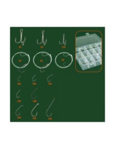 SET DE ANZUELOS PARA PESCA 111 PIEZAS CON ACCESORIOS