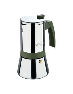 Cafetera de acero inoxidable, experto, 6 tazas, ø10,5 x 19 cm