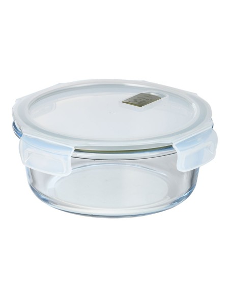 Fiambrera hermética redonda borosilicato, experto, 950 ml, ø18,4 x 7,6 cm
