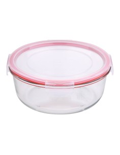 Fiambrera hermética redonda borosilicato, toledo, 1200 ml, ø19 x 8 cm