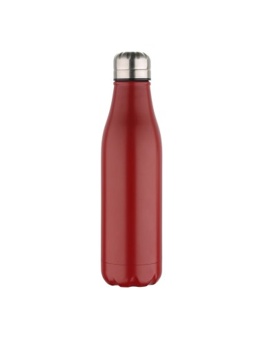 Botella isotérmica de acero inoxidable, rojo mate, experto, 500 ml