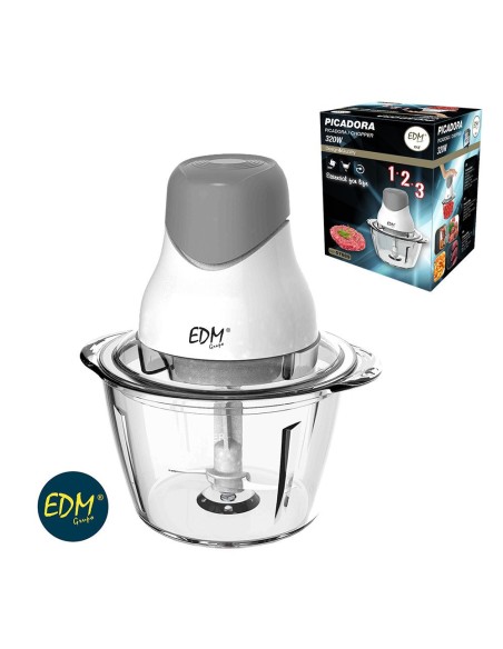 PICADORA CON RECIPIENTE DE CRISTAL   320W   EDM