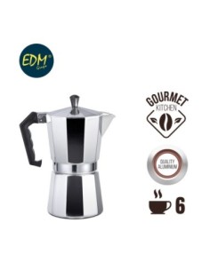 CAFETERA DE ALUMINIO   6 TAZAS   EDM