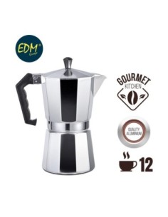 CAFETERA DE ALUMINIO   12 TAZAS   EDM