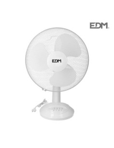 VENTILADOR DE SOBREMESA BLANCO 35W Ø ASPAS 30 CM EDM