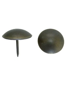 Tachuela fijacion plana 20x20mm bronce imex el zorro acero 77005-b UND