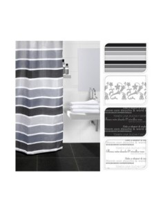 CORTINAS DE DUCHA   180 180CM   MODELOS SURTIDOS