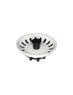 FILTRO DE REJILLA DE FREGADERA   TIPO   "TEKA"    BLANCO   (ENVASADO)