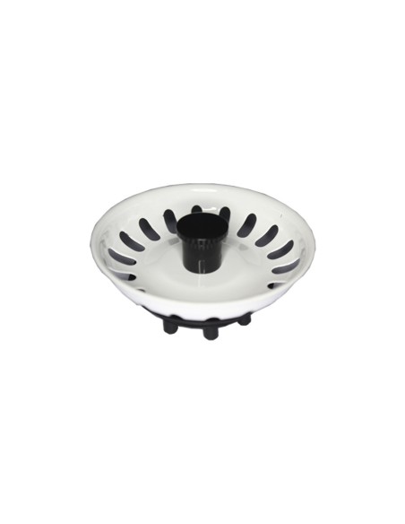 FILTRO DE REJILLA DE FREGADERA   TIPO   "TEKA"    BLANCO   (ENVASADO)