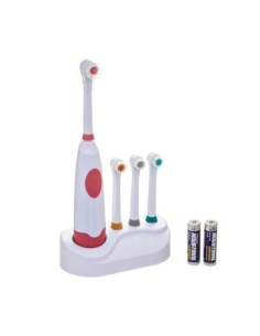 CEPILLO ELECTRICO A PILAS CON 4 RECAMBIOS