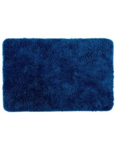 ALFOMBRA PARA BAÑO COLOR AZUL MARINO 60 90CM