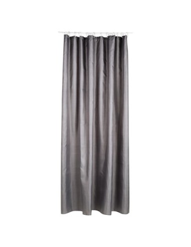 CORTINA PARA BAÑO   POLYESTER   GRIS   180 200CM