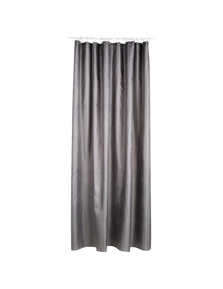 CORTINA PARA BAÑO   POLYESTER   GRIS   180 200CM