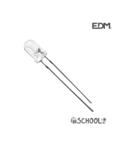 DIODO LED BLANCO 5MM (MANUALIDADES) ALTA LUMINOSIDAD 4,8V