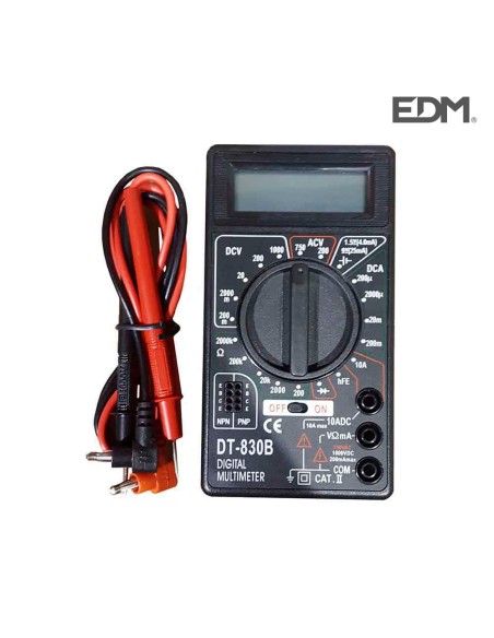 POLIMETRO DIGITAL ECONÓMICO EDM