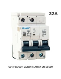 IGA 2P 32A C 10KA PROT.SOBRETENSION PERMANENTE SEGUN NORMATIVA EN 50550 Y TRANSI