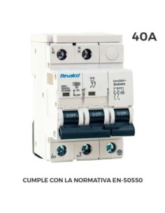 IGA 2P 40A C 10KA PROT.SOBRETENSION PERMANENTE SEGUN NORMATIVA EN 50550 Y TRANSI