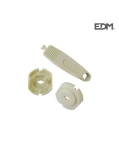 *ULT.UNIDADES* TAPA ENCHUFE BASE T-TL CON LLAVE (BLISTER) 6UNID EDM