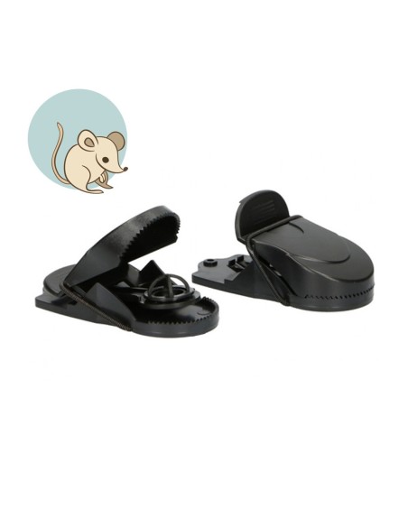 PACK 2 RATONERAS PLASTICO 10 5CM