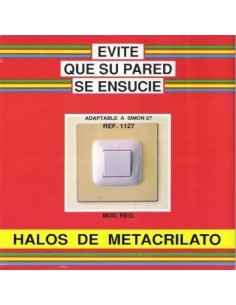 EMBELLECEDOR SIMON 27METACRILATO 4 PZ, 1127UNIDAD