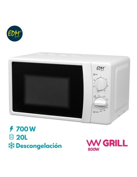 S.OF.  MICROONDAS   "BASIC LINE" CON GRILL   20 LITROS   700W   EDM