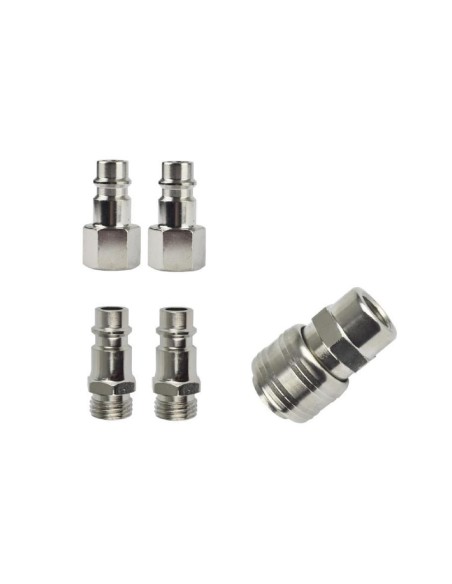 CONJUNTO 5 PIEZAS ACCESORIOS DE NEUMATICA