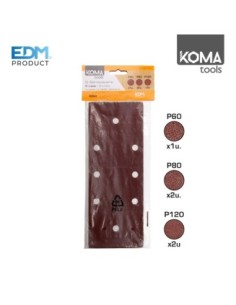 SET 5 LIJAS PARA LIJADORA REF: 08706