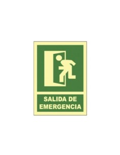 CARTEL SEÑAL SALIDA DE EMERGENCIA (IZ)