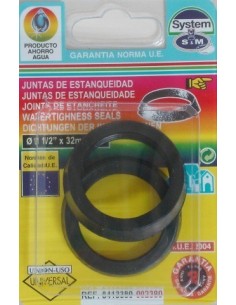 JUNTA FONTAN CON 1'1-2 32 ESTANQUIEDAD GOMA S M 2 PZ