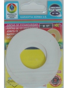 JUNTA FONTAN PLANA 1' LAVABO GOMA S M 2 PZ