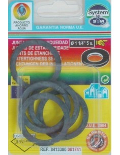 JUNTA FONTAN PLANA 1'1-4 GOMA S M 5 PZ